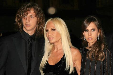 donatella versace and daughter|donatella versace son.